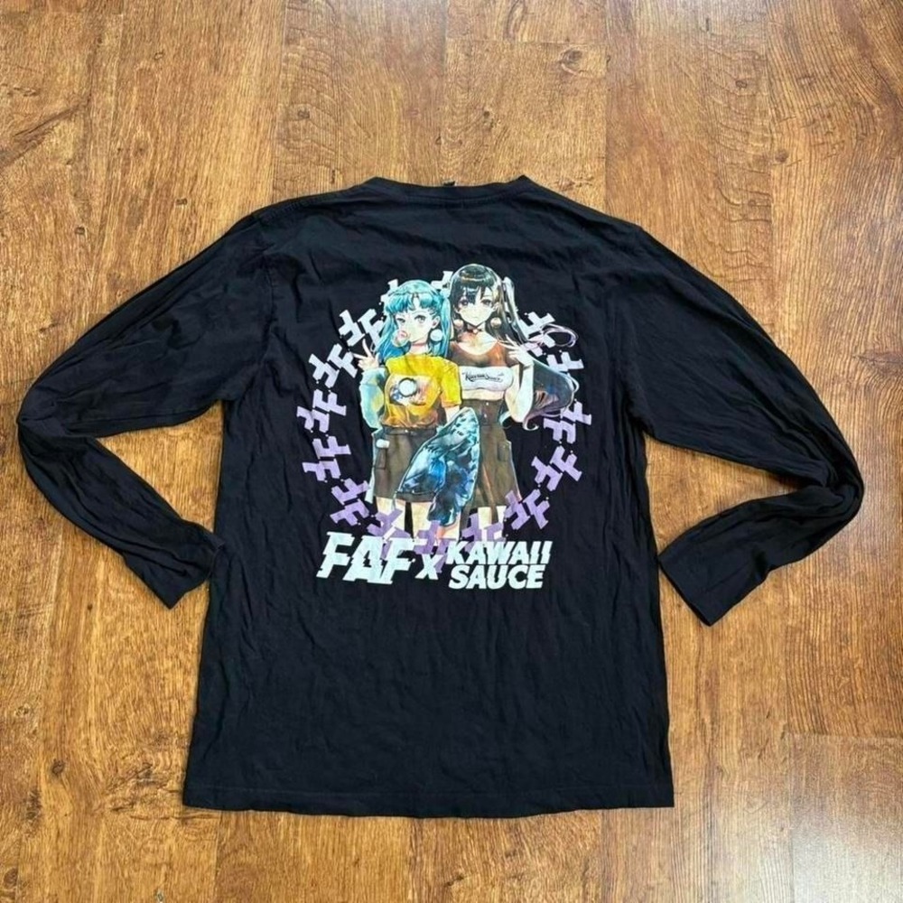 FAF x Kawaii Sauce - Kawaii Killas black long sleeve shirt
